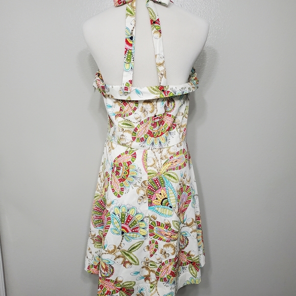Becky & Max Floral Paisley Halter Dress - Picture 3 of 7